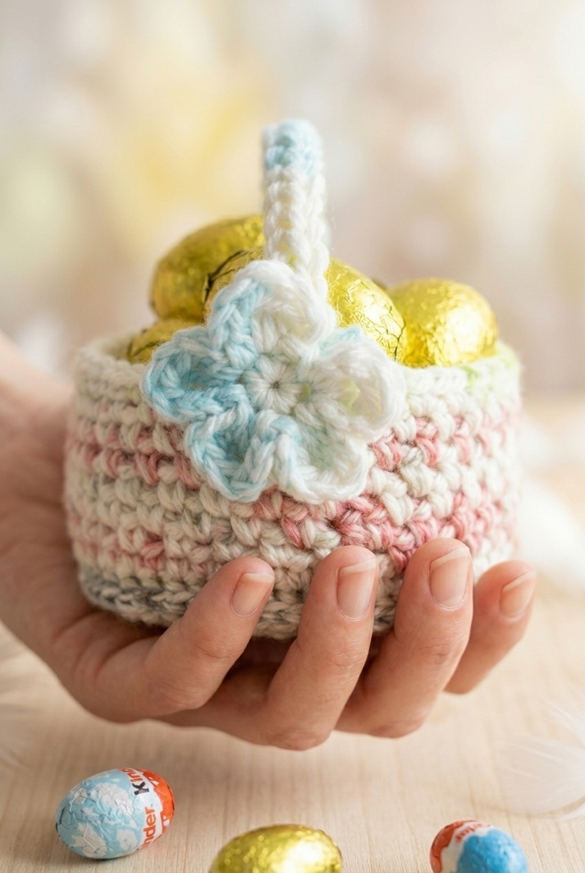 Small Basket Crochet Pattern
