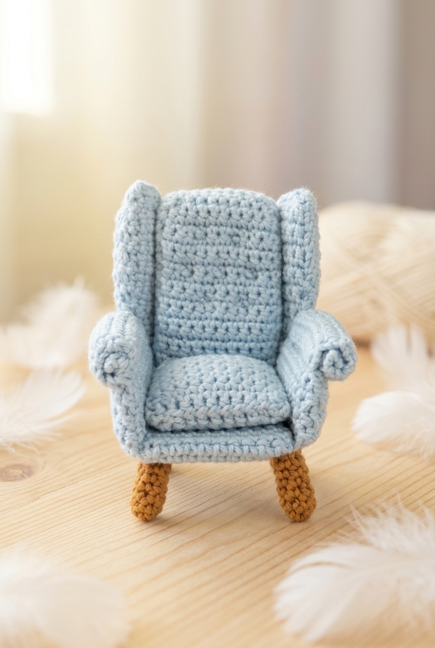 Miniature Armchair Crochet Pattern