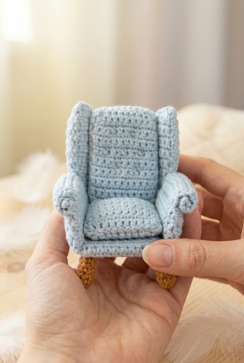 Miniature Armchair Crochet Pattern