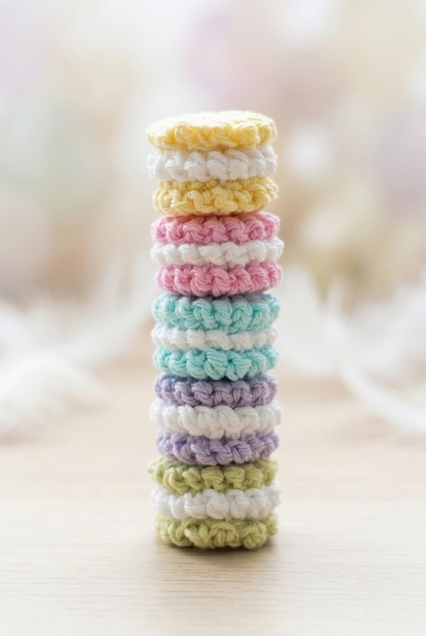 Mini Macaron Toy Crochet Pattern