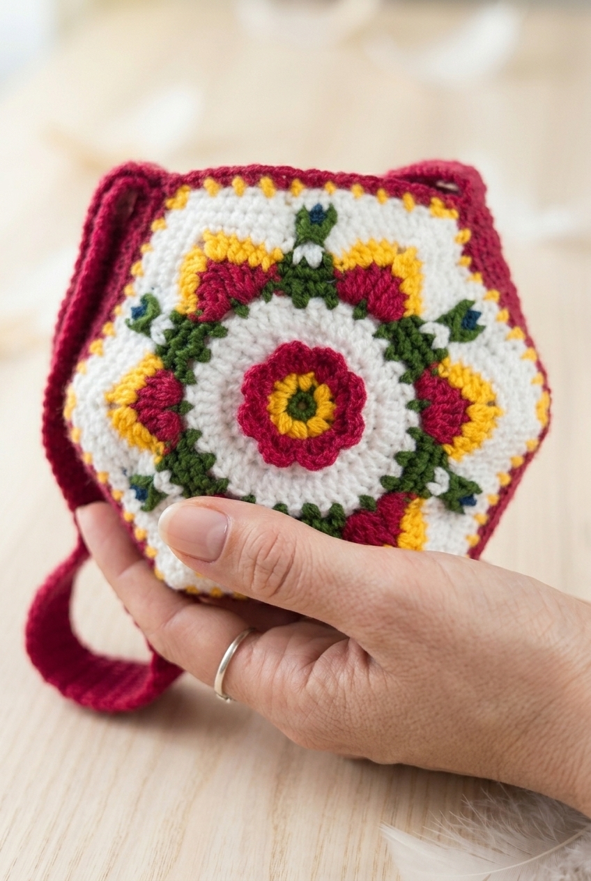 Matyo Inspired Bag Crochet Pattern