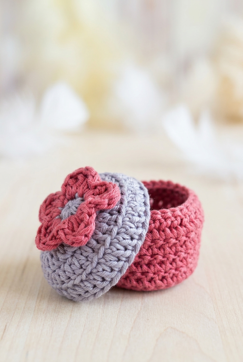 Small Gift Box Crochet Pattern