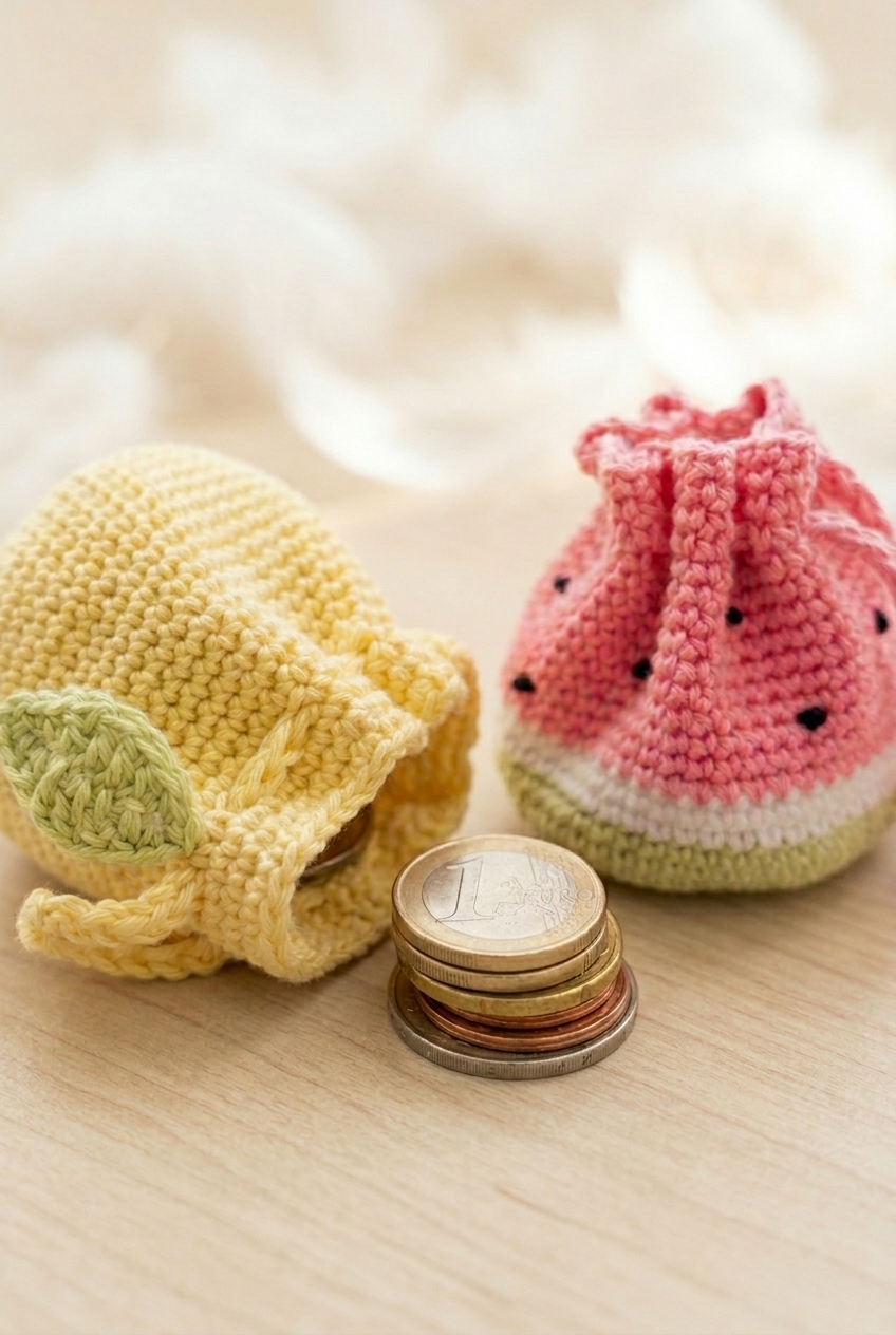 Fruit Coin Purse Crochet Pattern