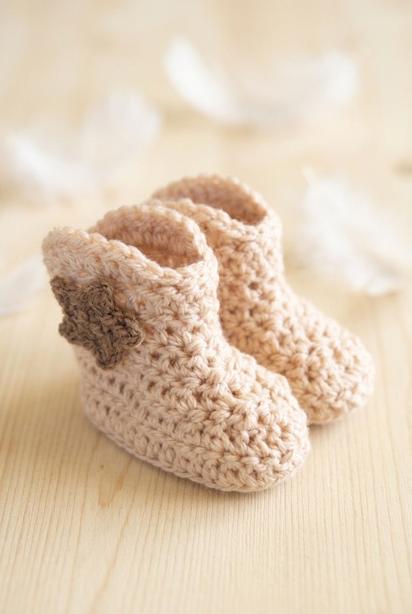 Cowboy Baby Boots Crochet Pattern