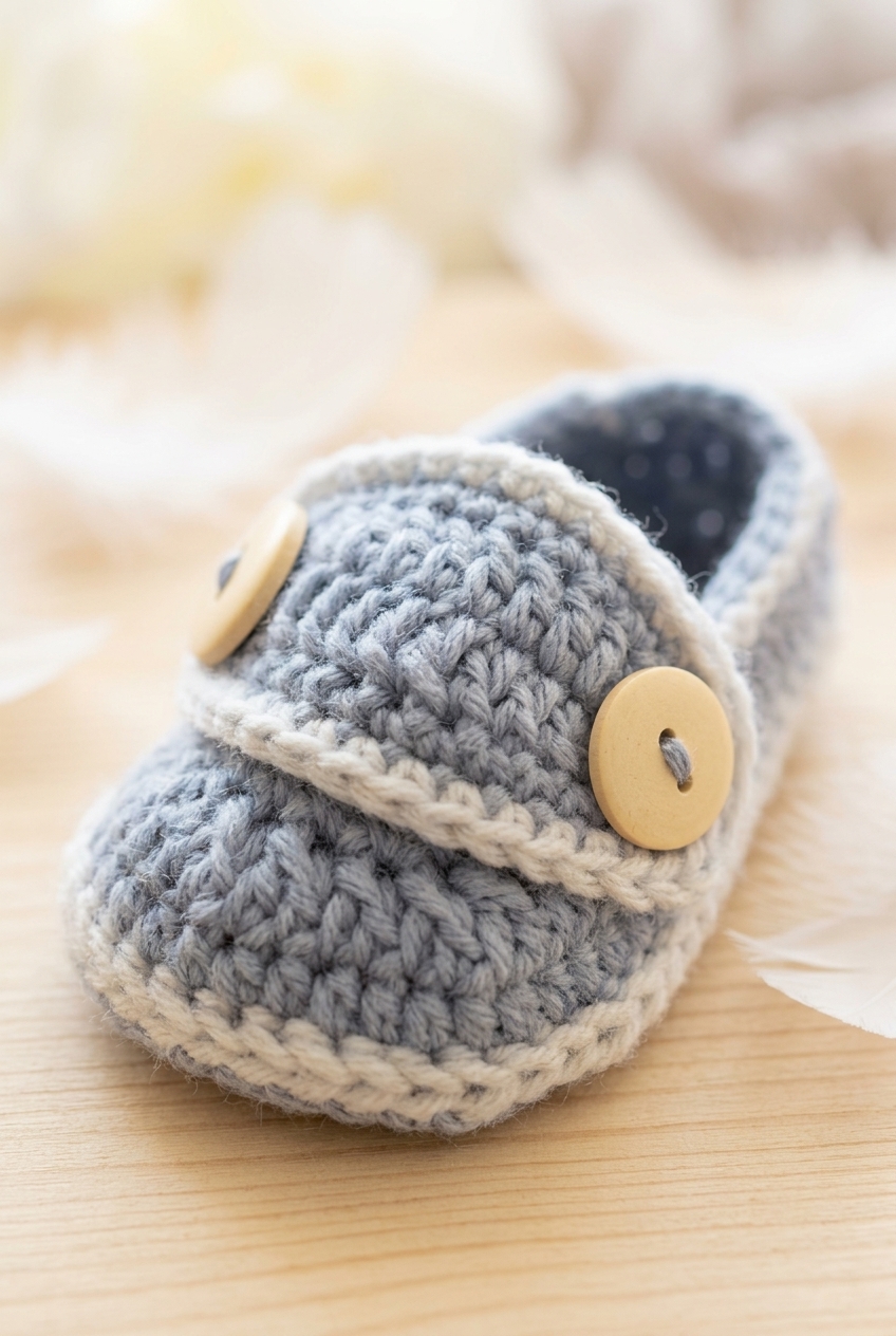 Baby Loafer Shoes Crochet Pattern