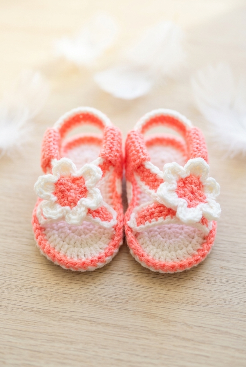 Baby Sandals Crochet Pattern