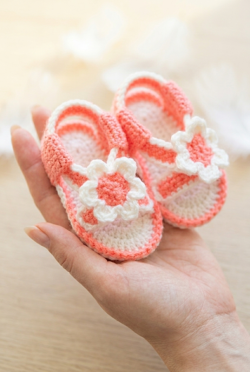 Baby Sandals Crochet Pattern