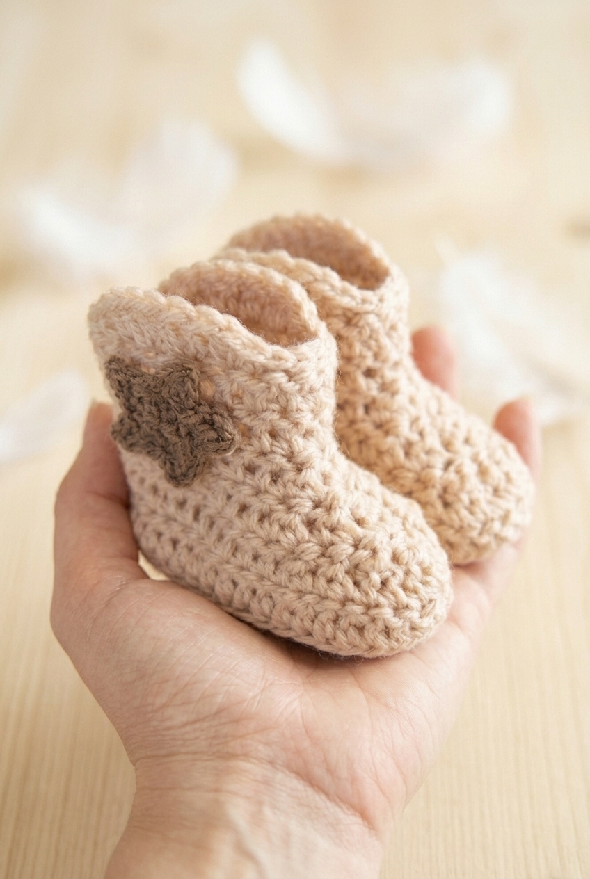 Cowboy Baby Boots Crochet Pattern