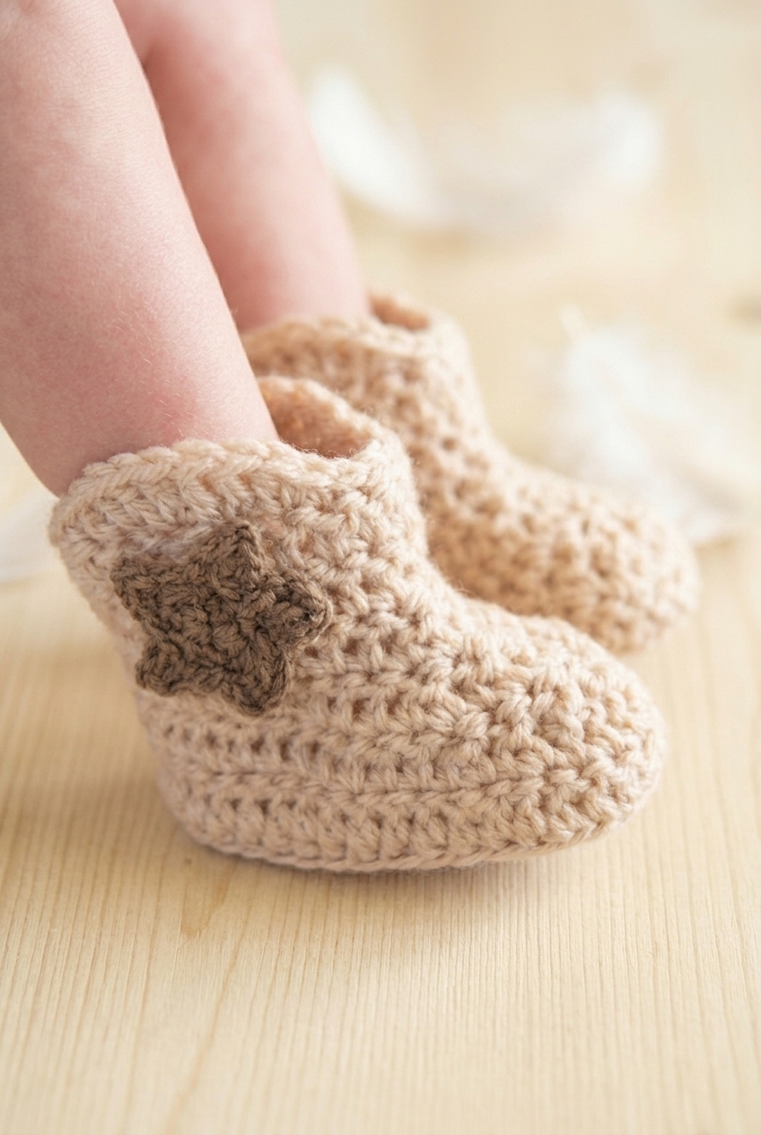 Cowboy Baby Boots Crochet Pattern