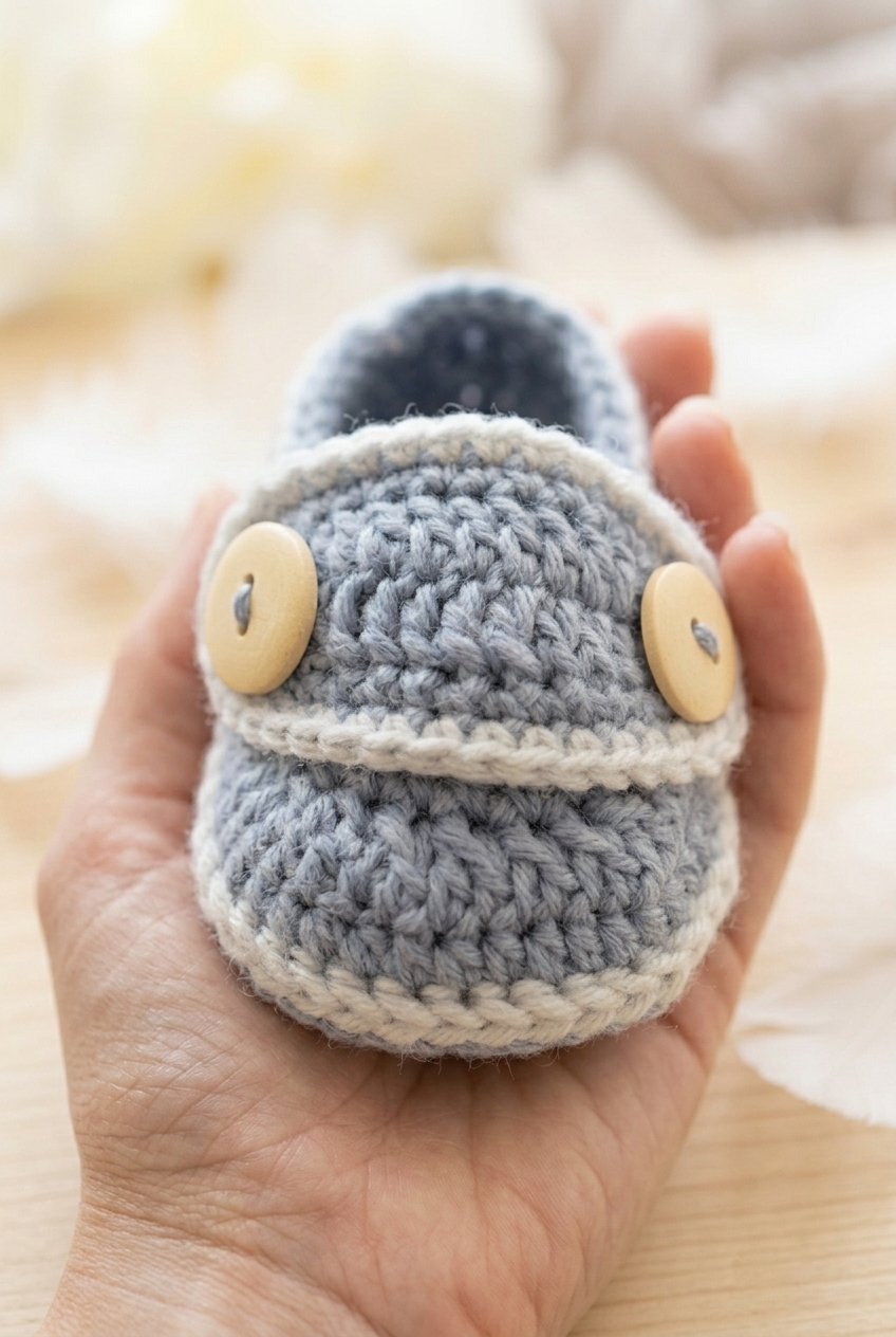 Baby Loafer Shoes Crochet Pattern