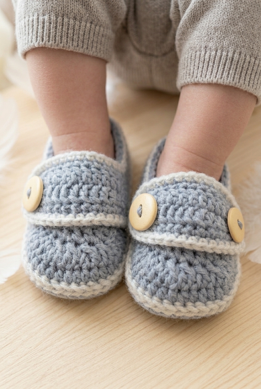 Baby Loafer Shoes Crochet Pattern