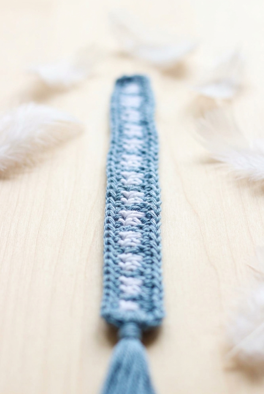 Striped Bookmark Crochet Pattern
