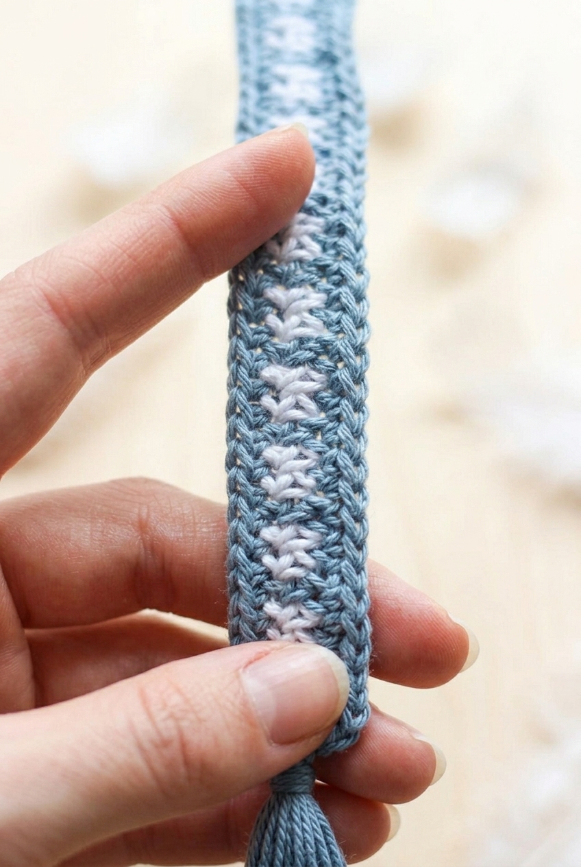 Striped Bookmark Crochet Pattern