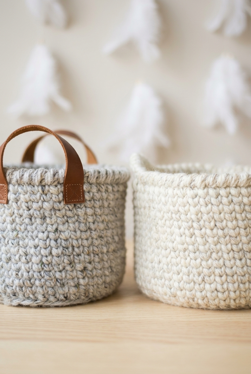 Chunky Round Basket Crochet Pattern