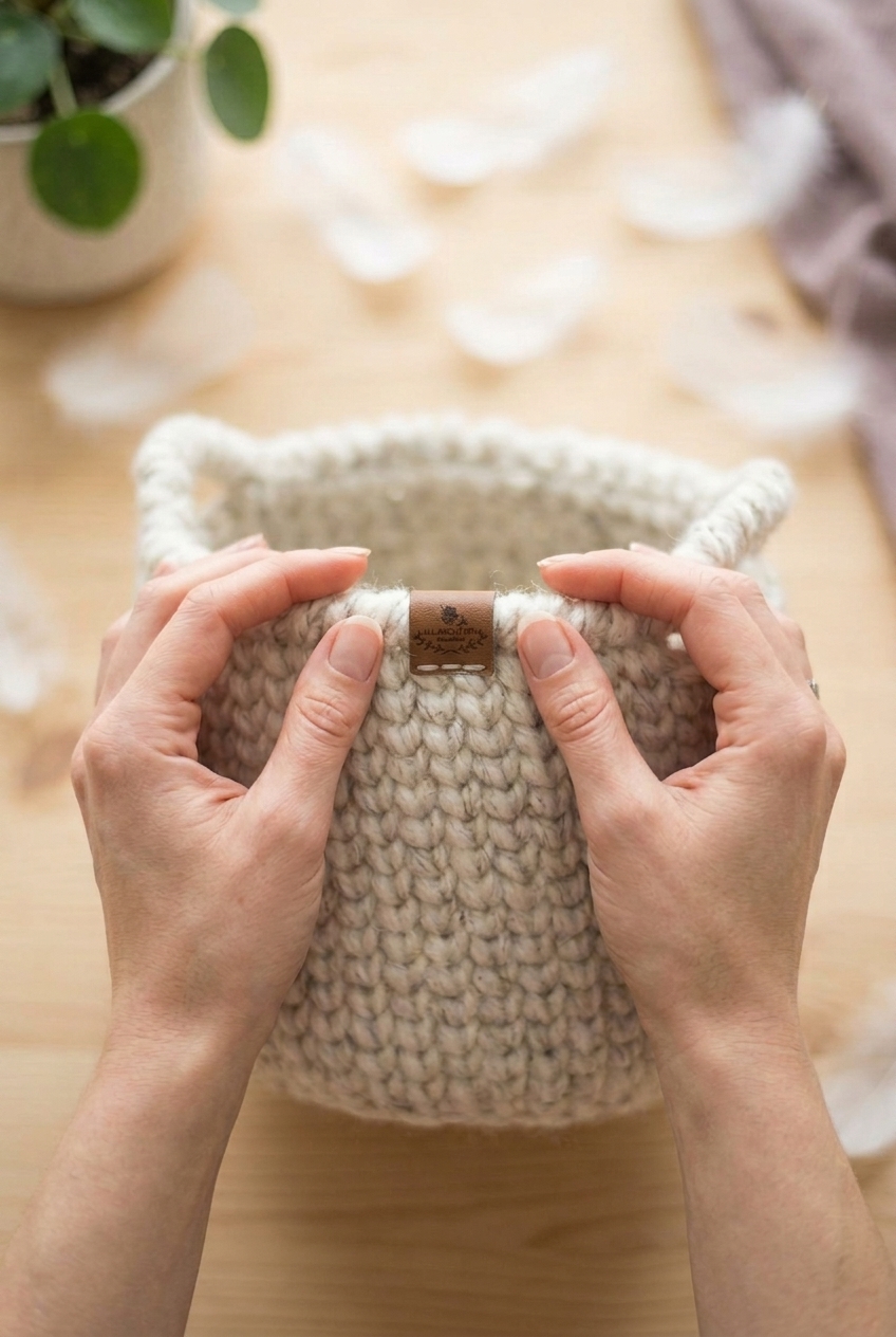 Chunky Round Basket Crochet Pattern
