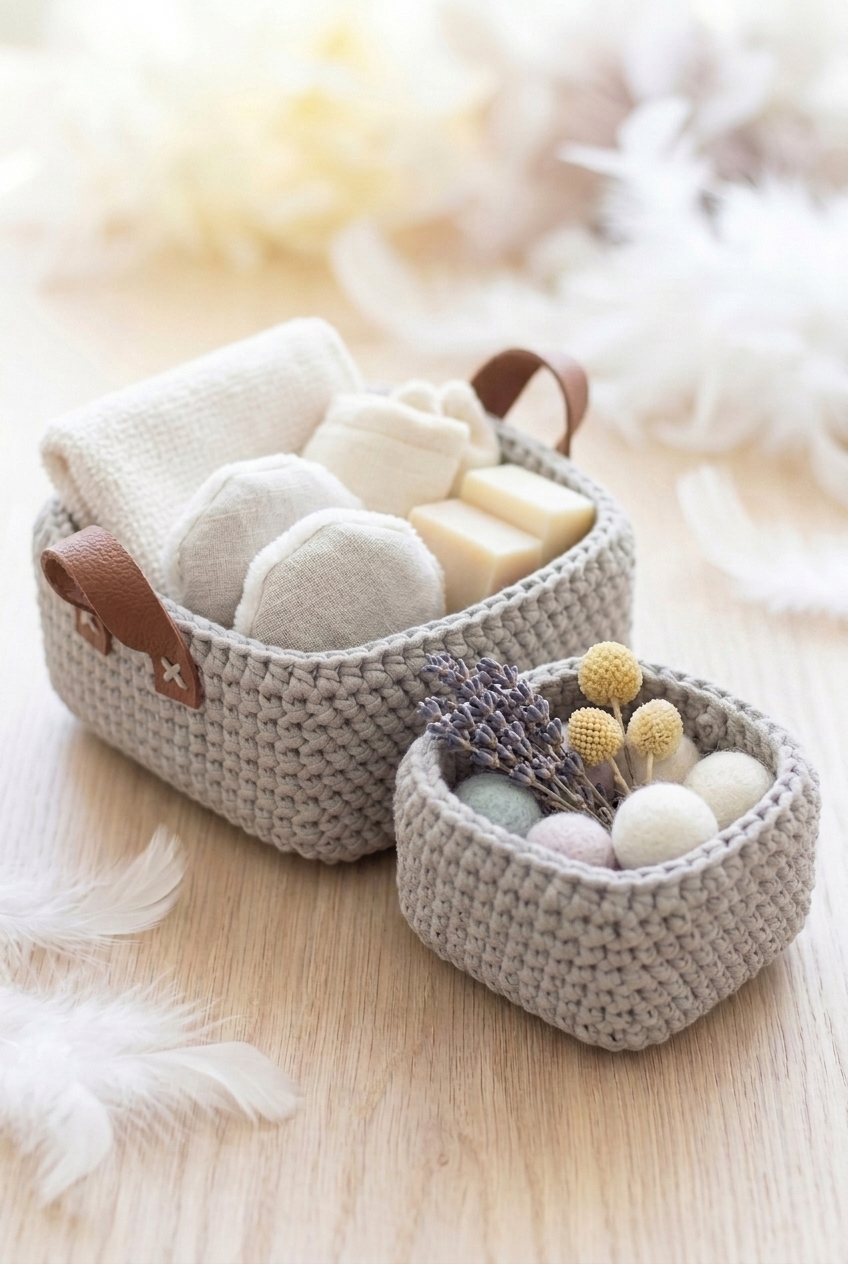 Square Basket Crochet Pattern