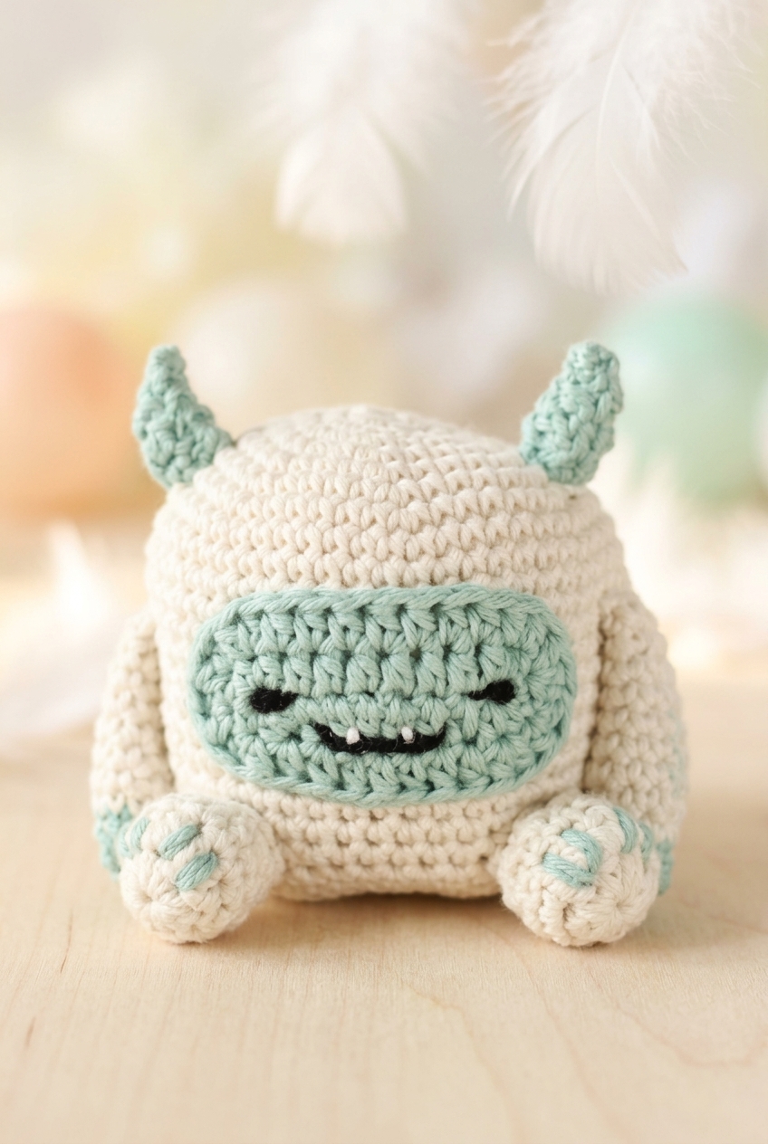 Yeti Amigurumi Crochet Pattern