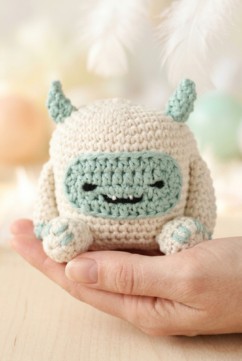 Yeti Amigurumi Crochet Pattern