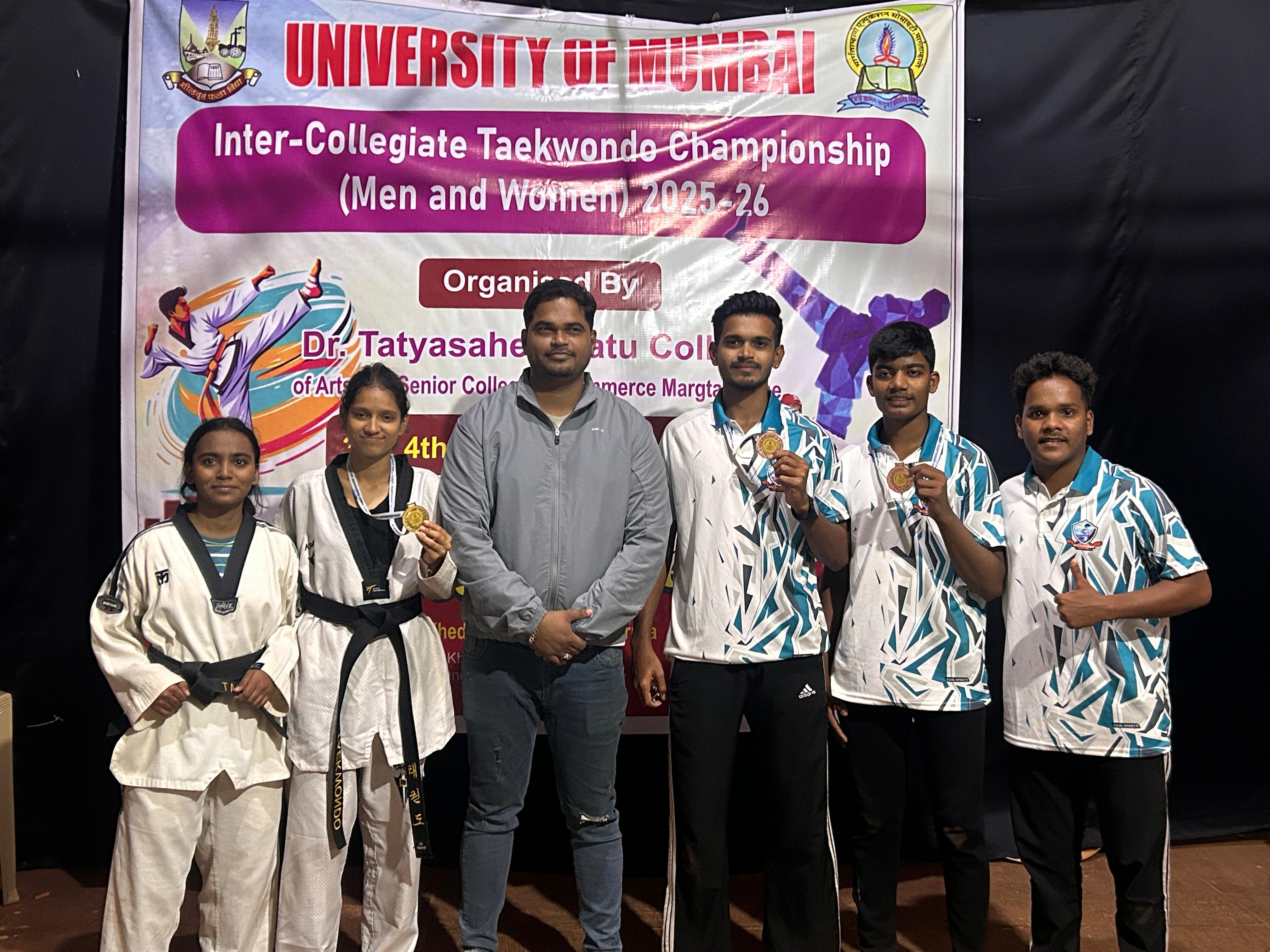 Inter-Collegiate Taekwondo Championship ( Men and Women ) 2025 - 26