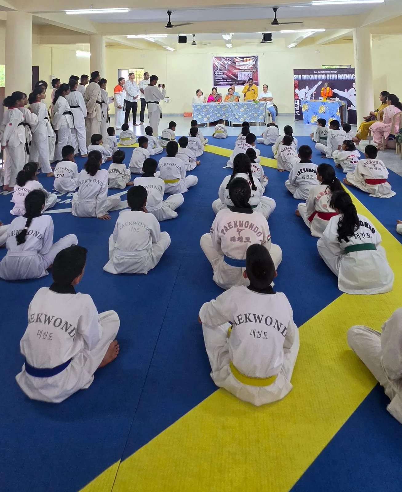 एसआरके तायक्वांदो क्लबच्या द्वितीय शाखेचे कुवारबाव येथे दिमाखात उद्घाटन