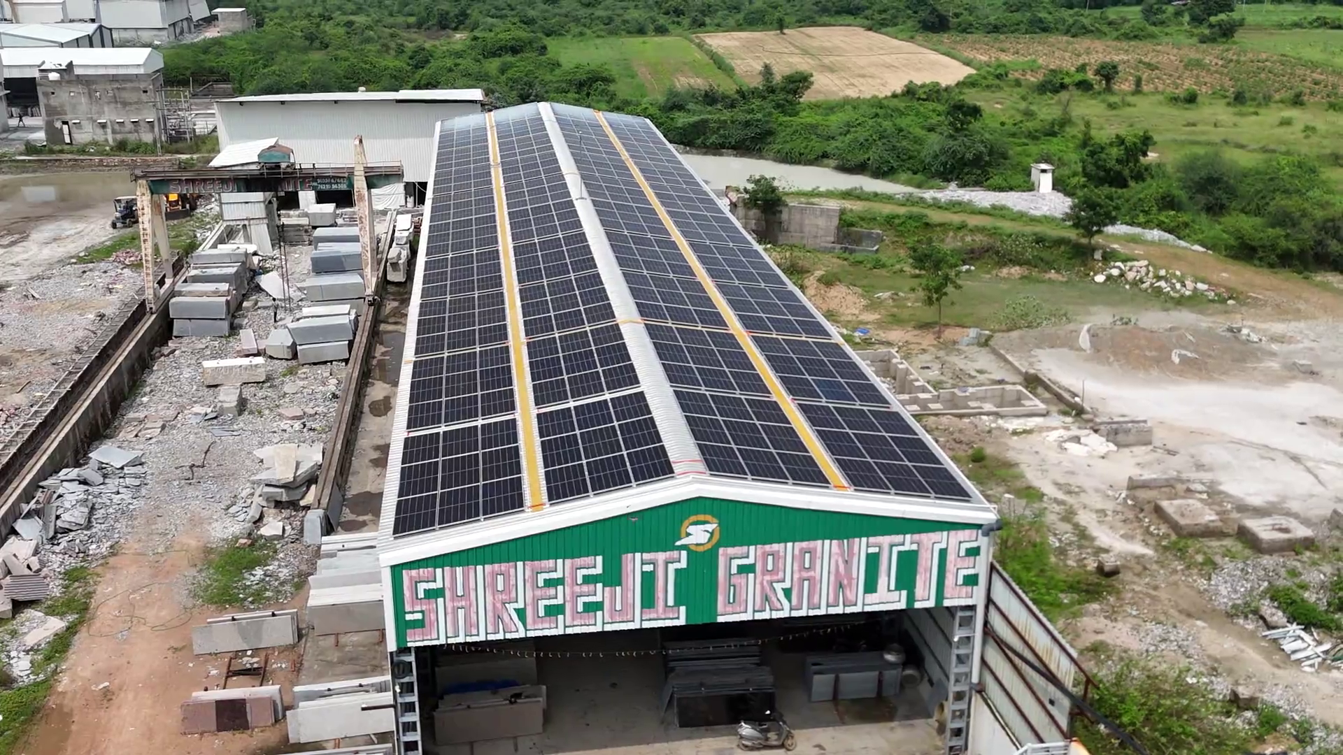200 KW Solar Commercial Project – Shreeji Granite