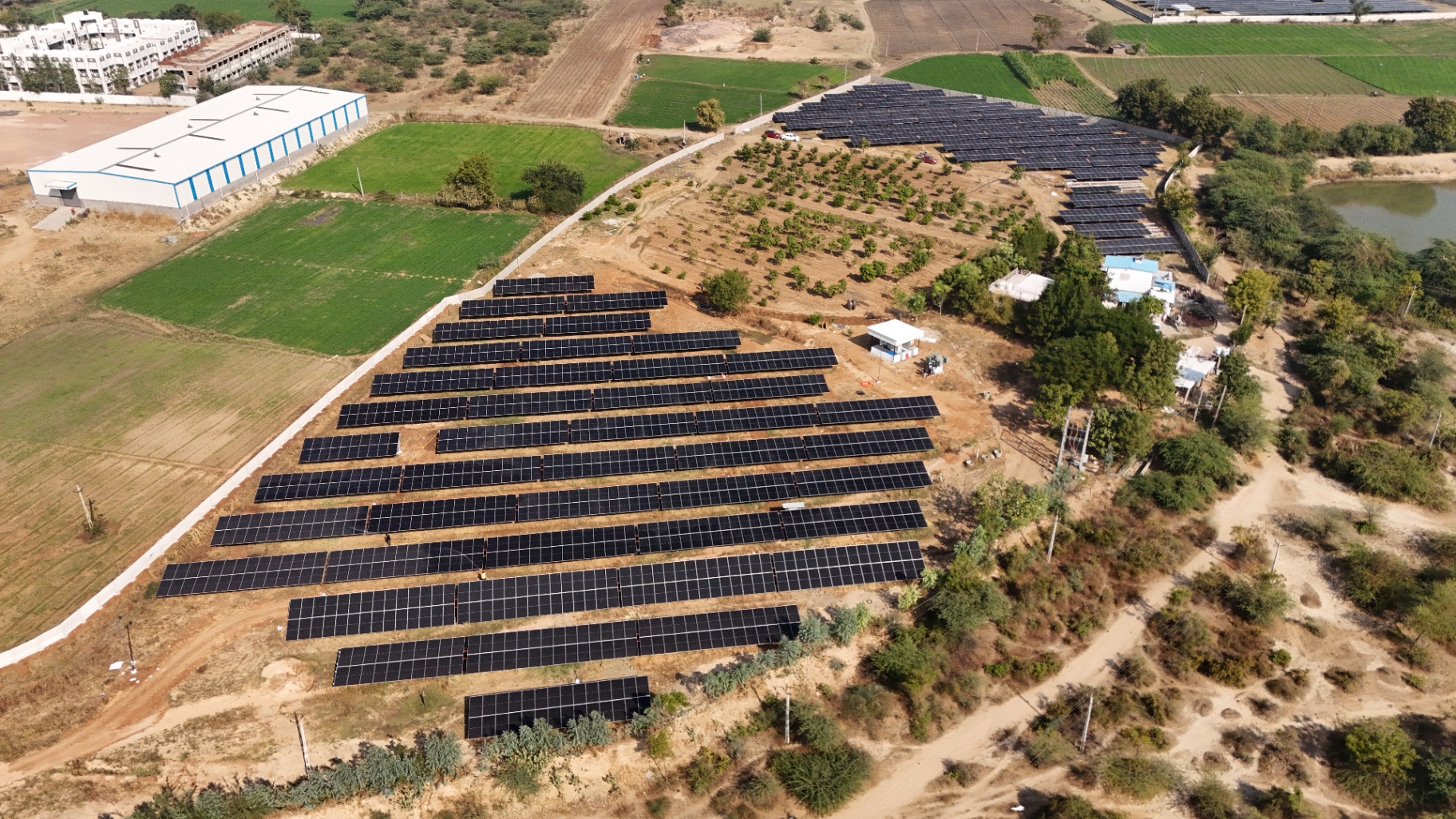 1.8 MW Ground Mounted Solar Power Project – Bhetali