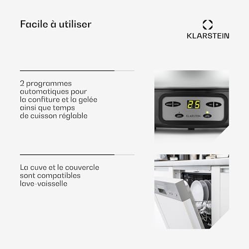 Vue 5 de Klarstein Jam Session Confiturier