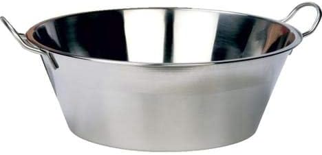 Bassine Inox Anses Diametre