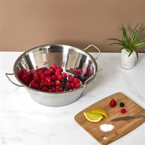 Vue 2 de Bassine Inox Anses Diametre