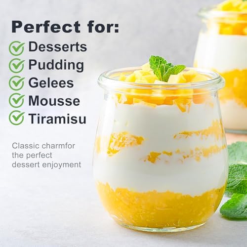 Vue 2 de Pots Yaourts Avec Couvercle