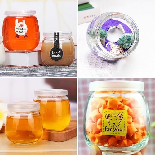 Vue 6 de Pots Yaourts Avec Couvercle