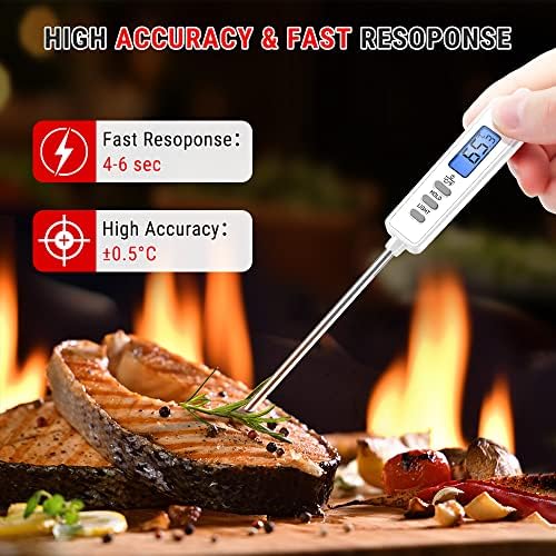 Vue 3 de Thermopro Tpsw Thermometre Cuisine