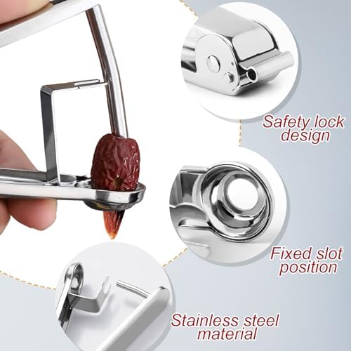 Vue 3 de Pcs Denoyauteur Cerise Et