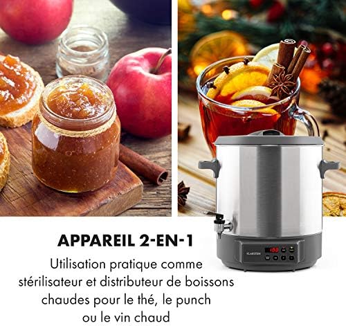 Vue 2 de Klarstein Lady Marmalade Pasteurisateur