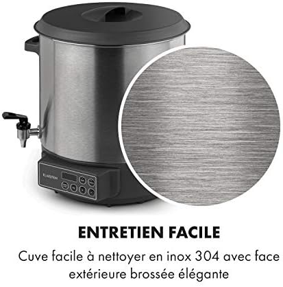 Vue 5 de Klarstein Lady Marmalade Pasteurisateur