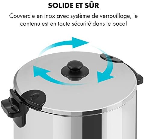 Vue 3 de Klarstein Konfistar Digital Sterilisateur