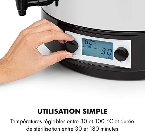 Vue 4 de Klarstein Konfistar Digital Sterilisateur