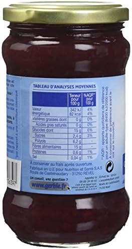 Vue 2 de Gerble Confiture Framboise Sans
