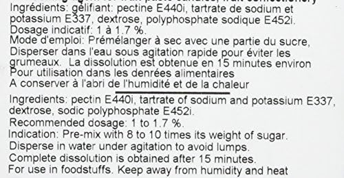 Vue 3 de Pectine Jaune Kilo