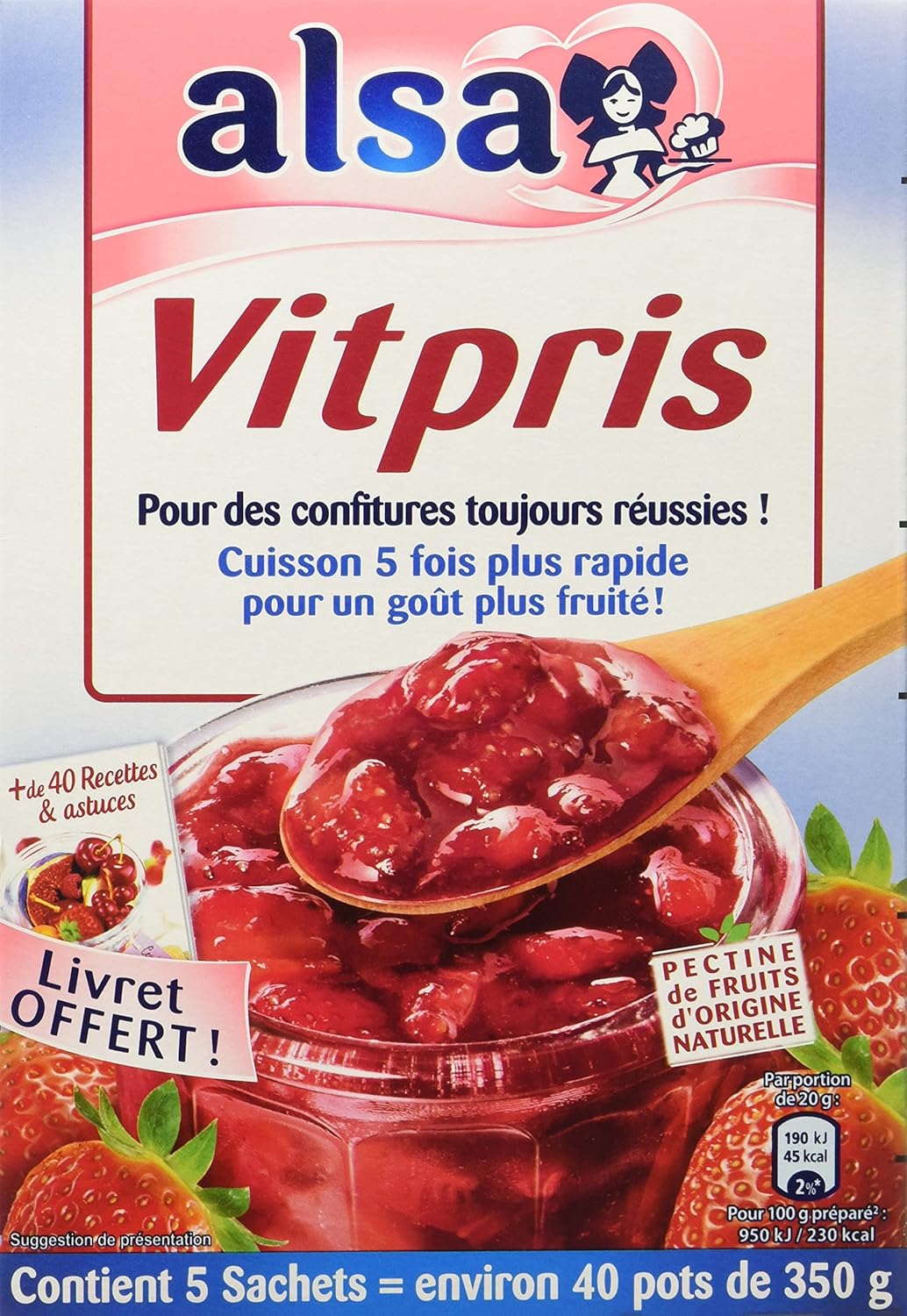 Alsa Gelifiant Confiture Vitpris