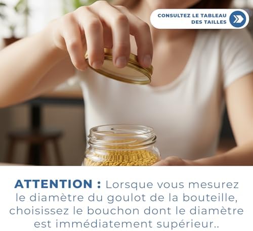 Vue 3 de Bouchons Metalliques Universels Mm