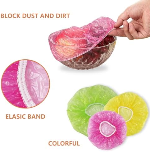 Vue 3 de Pieces Couverture Alimentaire Colorees