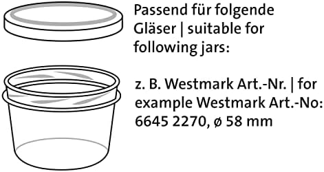 Vue 5 de Westmark Couvercles Visser