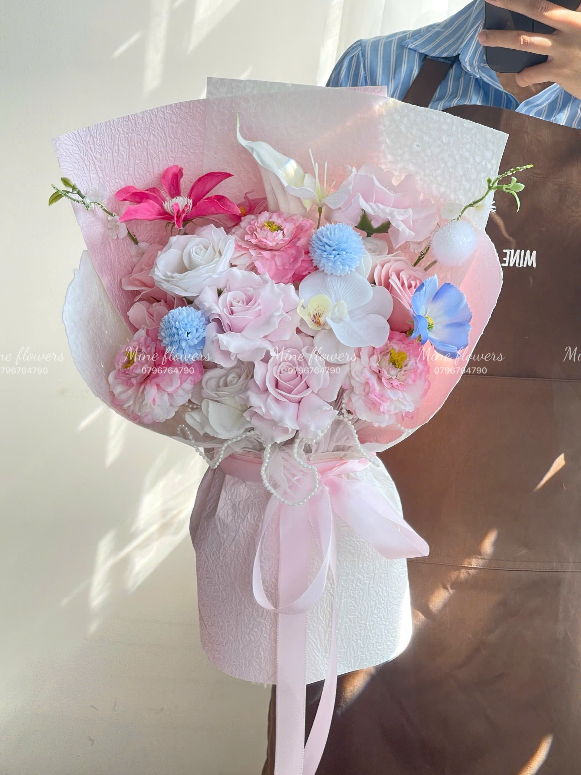 hoa giấy xé 04 - Image 1