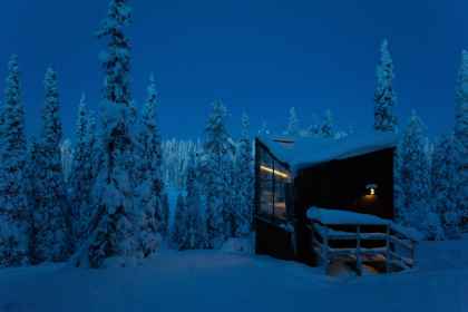 Finland Signature: glanzende winternachten in Nature Igloo afbeelding