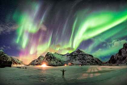 Lofoten & Bodø: noorderlicht vanuit een paalwoning — 1