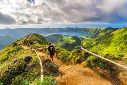 Azoren roadtrip: lake forest living op São Miguel afbeelding