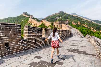 China calling: walk the wall, feel it all afbeelding