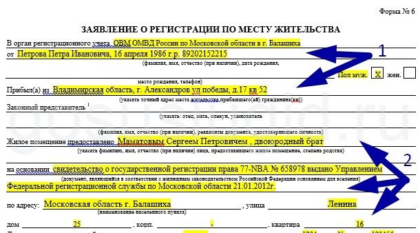 Как в 1с внести временную регистрацию