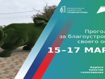 С 15 по 17 марта по всей стране начнется Всероссийское голосование за выбор объектов благоустройства